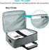 Projector Carrying Case with Accessories Pockets - Travel Bag, Storage Bag, Organizer, Carrier for Epson, BenQ,