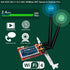 Wireless N 2.4GHz 300Mbps PCIE Wireless Network Adapter for Windows and Linux PCs, PCIE WiFi Card