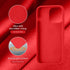 Cordking Silicone Ultra Slim Shockproof Case for iPhone 13 Pro, Protective Phone Cover with Soft Anti-Scratch Lining -