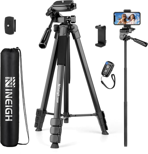 Nineigh Phone Tripod, 83 Cell Phone Tripod for iPhone, Tall Tripods Selfie Stick