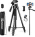 Nineigh Phone Tripod, 83 Cell Phone Tripod for iPhone, Tall Tripods Selfie Stick