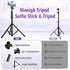 Nineigh 80" Phone Tripod, Selfie Stick Cellphone Tripod, Aluminum Tripods Stand for Video Photo Vlog, Travel Tripods