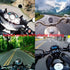 Helmet Chin Mount for Mobile Phone and GoPro, Motorcycle Strap Holder for iPhone and Action Cameras