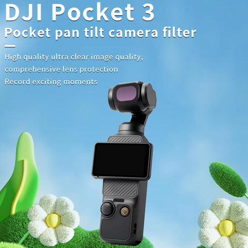 Macro Lens for Osmo Pocket 3, Magnetic Optical Glass HD Coating Lens Filter, 10X Magnification, Anti Scratch