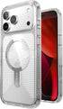 Speck 17 GEMSHELL Grip +MS Case for iPhone Pro Max - Clear/Clear | Slim Protective Grip | Drop Protection | MagSafe