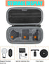 Case for Insta360 Go 3 Waterproof Tiny Mighty Action Camera Accessories, Magnet Pendant Easy Clip Action pod Pivot Stand Storage Carrying Bag