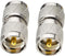 DHT Electronics RF Coaxial Coax Adapter, UHF Male to Male PL-259 Connector, Pack of 2