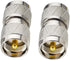 DHT Electronics RF Coaxial Coax Adapter, UHF Male to Male PL-259 Connector, Pack of 2