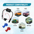 BSAMZO 12V 25 Car Antenna Booster db Antenna Signal Reception Amplifier, Amplify Signal & Reduce Noise AM FM for Car
