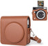 Protective Case for Fujifilm Instax Square SQ40 Instant Camera, Vintage PU Leather Bag with Adjustable Shoulder Strap
