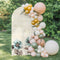 Duskova Living Victorian Style Arch Backdrop Cover 4 FT, Vintage Blue Flowers Broccoli Wedding