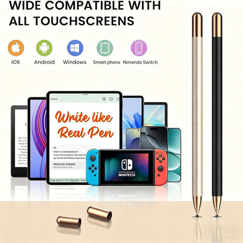 STYLUSLINK Stylus(2Pcs), Stylus Pens for Touch Screens, Universal Stylus High Precision Sensitivity, Stylus Pen