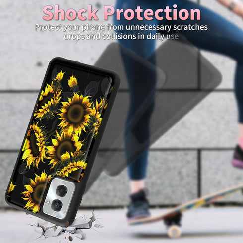 Moto G Power 5G 2024 Case Wallet Case with Card Slots & Kickstand PU Leather Cover Soft TPU Protective Phone Case for