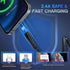 OIITH MFi Certified iPhone Charger Cable 3 Pack 3 Ft, Fast 2.4A Lightning Charging Cord for iPhone 12/11/XS/Max/XR