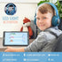 PowerLocus Bluetooth Headphones for Kids, Wireless Bluetooth Headphones, Kid Headphones Over Ear with LED, Foldable Headset with Mic,Volume Limited, Wireless/Wired Headphone for Phones,Tablets,Laptop