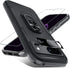 Shop Google Pixel 8a Case 2024: Heavy Duty Black Matte with Screen & Camera Lens Protectors, Rotatable Kickstand.