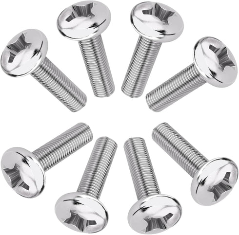 M4 10mm TV/Monitor Wall Mount Screws - Metric Screws & Washers for 75x75mm and 100x100mm VESA Brackets