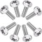 M4 10mm TV/Monitor Wall Mount Screws - Metric Screws & Washers for 75x75mm and 100x100mm VESA Brackets
