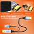 Coreprin 6 4K@60Hz PS5, HDMI to DisplayPort Adapter, feet Active HDMI to DP Braided Cable, Uni-Directional HDMI to DP