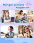 74/85dB 3.5mm awatrue Kids Headphones, Safe Volume Limit, Stereo Sound, Wired On-Ear Headphones for Kids Boys Girls