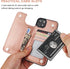 iPhone 14 Plus Wallet Case with Card Holder, PU Leather Kickstand, Double Magnetic Clasp, Durable Shockproof Cover 6.7