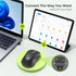 seenda Wireless Mouse, Bluetooth Mouse for Laptop - Dual Mode (Bluetooth + 2.4G USB) Compatible with MacBook and Windows