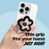 On The Grip OnTheGrip Cute Transparent Daisy Flower Shape Design Mobile Phone Grip Multi Functional Collapsible Stand