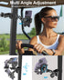 woleyi Golf Cart Phone Holder, 360° Adjustable Phone Mount with Wider Clamp for EZGO/Club Car/Yamaha Accessories