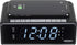 Jensen QiCR-200 Dual Alarm Clock Radio with Qi Charging, White, 9.40in. x 5.00in. x 3.00in.
