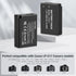 LP-E17 Battery Pack + Dual USB Charger for E RP, Rebel T7i, T6i, T6s, M6, M5, M3, SL3, SL2, 77D, 8000D