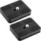 Skrfren 2 Pack Universal Tripod Plate, Tripods Quick Release Plate Set Aluminum Alloy