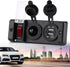 12V Waterproof Cigarette Lighter Socket, Dual USB Power Socket Switch Panel for Car RV Marine Boat