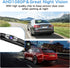 YUGUANG 1080P 170 License Plate Backup Camera, AHD Degree Wide View Angel Night Vision Guide Line On/Off Waterproof