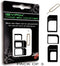iSYFIX 3X Pack SIM Card Adapter - Nano Micro Standard Converter Kit 4