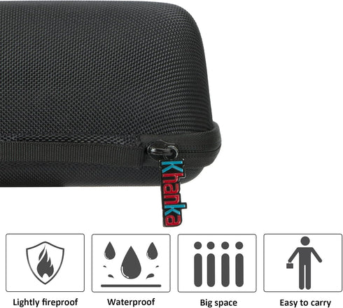 khanka Hard Travel Case for Sonos Roam 2, Replacement for Portable Smart Bluetooth Speaker, Inside Black