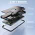 IDweel iPhone 11 Pro Max Case with Tempered Glass Screen Protector, Hybrid 3 in 1 Shockproof Slim Heavy Duty Cover