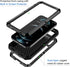 Lanhiem Metal Case for iPhone 12 Pro Max, Heavy Duty Shockproof Rugged Case with Built-in Screen Protector