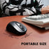 Perixx PERIMICE-722B Wireless Optical Mouse, Portable Design with Silent Clicks and Cable Straps, Black