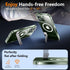 SPIDERCASE Clear Magnetic Case for iPhone 13 Pro Max, Military Drop Protection + 2 Glass Protectors & Kickstand.