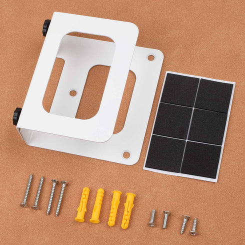 Adjustable Cable Box Wall Mount Bracket for PS4, Mini PC, Apple TV, Roku, Modems, Routers, Nintendo Switch Dock