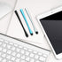 Outus 8 Pieces Waist Stylus Pens with 8 mm Rubber Tips, Compatible with iPhone, iPad, Tablet, 8 Colors