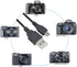 Sqrmekoko USB Interface Charging Cord | Data Transfer Micro USB Cable Compatible with Canon PowerShot G7X Mark II, 2.6ft