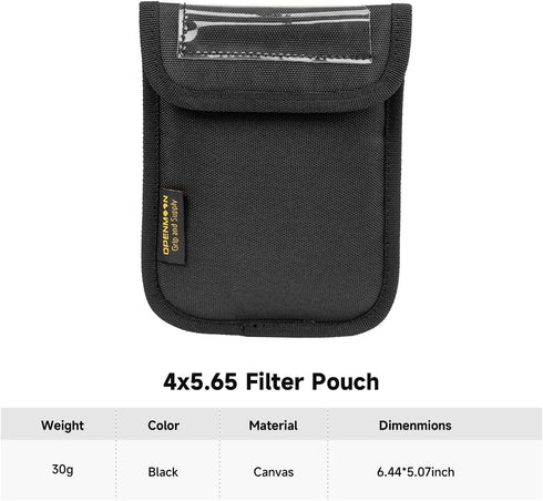 OPENMOON Belt Style Camera Filter Carry Case Pouch - 1 Slot, 4 * 5.65 inch