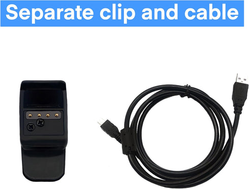 Charger Clip for Garmin T5mini TT15mini Training Dog Collar, Replacement USB Charging Cable Clip
