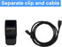 Charger Clip for Garmin T5mini TT15mini Training Dog Collar, Replacement USB Charging Cable Clip