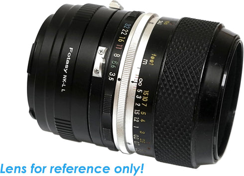 Fotasy NK F Mount Lens to L Mount Adapter | Compatible with Panasonic S1 S1H S1R S4 S5 Leica SL SL2