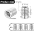 Zyghjort 4 1/4 3/8 1/4 3/8 12 Mm PCS to Adapter, Female to Male Adapter Tripod Thread Adapters Height Reducer Bushing