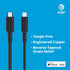 AT&T USB C to Lightning Fast Charging Cable for Apple iPhone, iPad, Samsung Galaxy, Google Pixel (Black, 6 Ft)