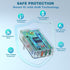OKRAY Flat USB C Charger Block, 40W 4-Port Fast Charging Brick, Foldable Wall Plug Slim QC/PD3.0 Type C Charger