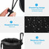 PATIKIL Camera Lens Bag, 3 Pcs Drawstring Lens Pouch (3.5" ID x 5.5" H) with Thick Protective Neoprene, Lens Case for